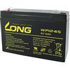 WSB Batteria al piombo AGM per veicoli bambini auto bambini Quad 6V 12Ah come 9Ah 9,5Ah 10Ah WP6-12S compatibile con 3-FM-10 20HR 3 FM 10 3FM12-6, LC-R0612P, MP12-6, NP12-6