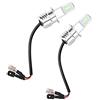 Yctze Lampadine fendinebbia auto H3 LED 80W 8000K, 2 pezzi, luce blu ghiaccio 12-24V, ideali per esterni