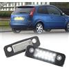 njssjd Luci a LED per targa per F-ord Fiesta MK5 Mondeo MK2 Fusion Canbus nessun errore auto LED posteriore Tag Lampade OEM # 1332916