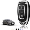 TOOMUME Cover Chiave Auto per Hyundai i30 i20 i10 i40 Kona Tucson Santa Fe | Silicone Morbido, Antiurto, Anticaduta, Antigraffio, Custodia Protettiva Chiave per i35 ix35 ix20 Ioniq Bayon Creta Strada