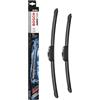 BOSCH Spazzola tergi 3397118990 vorne | Compatibile con: CITROËN SAXO, SAXO Hatchback van, DAIHATSU CHARADE IV, CHARADE IV Stufenheck, SIRION, FORD KA, KA Van