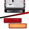 njssjd Lente rossa LED Paraurti Posteriore Riflettore Luce di stop posteriore Fendinebbia per Renault Trafic MK2 MK3 Master MK2 Vauxhall Opel Vivaro A B Movano A N/issan Primastar NV300 Interstar Fiat