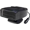 VeVaad Riscaldatore per auto, ABS nero, 12 V/140 W, 24 V/180 W, riscaldatore per auto regolabile a 360 gradi, ventilatore portatile per auto con presa accendisigari