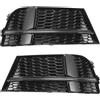 A ABSOPRO Copertura Griglia Fendinebbia Per Audi A3 17-20 2 Pcs | Per Audi A3 Quattro 2017-2020 Colore Nero Materiale ABS 41,5x16cm Anteriore Sx Dx OE 8V3807681ABESM/8V3807682NESM