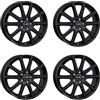 AUTEC 4x Cerchi AUTEC SKANDIC 6.5x16 ET38 5x114,3 Schwarz matt