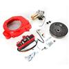 Salmeee Kit di avviamento elettrico, volano di avviamento, per Honda GX160/200 5,5/6,5 CV, motori e generatori con interruttore a chiave, avviatori