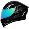 Woljay Casco Moto Modulare Integrato apribile Parasole caschi Doppia Visiera per uomo donna Scooter Adulto DOT ECER22-05
