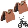 BIUGERCN Pastiglie Freno Moto 2 Pezzi Anteriore e Posteriore E-Bike per Ridstar Q20 | Ricambio Frenata, Uso Manutenzione Moto, Freno a Disco, Uso Bici Elettrica, Struttura Stabile