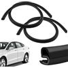 Ortviai 2m Guarnizione Portiera Auto Universale, Paracolpi Portiere Auto, Protezione Portiere Auto Striscia in Gomma, per La Protezione dei Bordi, per Auto, Camper, Barche e Caravan