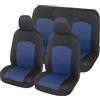 Auto Accessori Lupex - Coprisedili Auto Universali | Colore Blu Scuro | Set Fodere Copri Sedili Anteriori e Posteriori | Tessuto Poliestere | No Suv