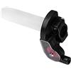 Yctze Maniglia Dell'acceleratore del Gas del Motociclo 22mm Manopole Dell'acceleratore Visivo del Motociclo Maniglia Dell'acceleratore del Gas di Torsione per 50cc-160cc ATV Dirt Bike (Rosso)