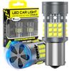 KaiDengZhe 1156 BA15S LED Lampadina con Ventola, Senza Errori CANBUS 3000LM 28W Bianco 7506 1141 P21W LED per luce di Retromarcia, Stop, Posteriore Antinebbia, Indicatore di Direzione - 2 PZ