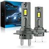 Sycreek H7 LED Lampadine 25000LM 80W | Lampadina LED H7 1:1 Mini Design, luce bianca fredda 6500K, conversione LED per fari alogeni auto e moto 12V