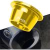 Generico ZSTONG Per Tmax Tech Max T-MAX TMAX 560 2019-2023 2024 2025 CNC tubo di scarico tubo di coda accessori di modifica della copertura (dorato)