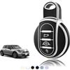 TOOMUME Cover Chiave TPU, Custodia Chiave Adatto per BMW Mini Cooper One/S/D/SD/SE Clubman Countryman Cabrio F54 F55 F56 F57 F60 R55 R56 R57, Copri Chiavi Guscio Chiave Auto Telecomando - Smart Key