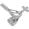 UNITRAILER WINTERHOFF Chiusura Sponda Rimorchio WV 10-L e WVG 10-A, Set Sinistro da 1000 kg per Fissaggio Sponde Laterali, Gancio da 76 mm e Zapinatore da 60 mm in Acciaio Zincato con Certificato TÜV