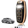 TOOMUME Cover Chiave Auto per Audi A3 8Y Sportback A6 C8 C7 A4 A5 A7 A1 Q8 | Silicone Morbido, Antiurto, Anticaduta, Antigraffio, Custodia Protettiva Chiave per Q3 Q4 Q5 Q7 S3 S6 RS Etron Quattro S Line