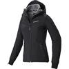 SPIDI, Hoodie Armor Lady Colore Nero, Taglia M, Giacca Moto da Donna con Zone in Reflex per Sicurezza Notturna, Protegge dal Vento, con Protezioni Rimovibili
