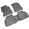 Element tappetini in gomma 3D premium su misura adatti per HONDA Civic, Mk 8 (VIII), 2006->, Berlina, 4 pezzi.