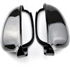 MKptopia ABS nero Specchietto retrovisore Specchietto retrovisore laterale Compatibile con VW Pa-ssat B6 R36 Golf 5 Je-tta MK5