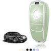 TOOMUME Cover Chiave TPU, Custodia Chiave Adatto per Mercedes Benz A/B/C/E/G/S Classe GLA GLC GLE GLK GLS CLA CLE CLS AMG E200 W177 W205 W213, Copri Chiavi Guscio Chiave Auto Telecomando - Smart Key