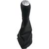SAUANMNKTP Pomello Cambio Manopola Per Dacia Per Logan 2 II MK2 2013 2014 2015 2016 2017-2019 Pomello Del Cambio Cuffia Leva Cambio LHD Cuffia Leva Cambio Sovraccoperta Antipolvere Pomello Cambio Pelle PU Adatt