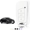 TOOMUME Cover Chiave Auto per VW Passat B8 Skoda Kodiaq Karoq Seat Ateca | Silicone Morbido, Antiurto, Anticaduta, Antigraffio, Custodia Protettiva Chiave per T-Roc T-Cross Tiguan Polo Superb Fabia