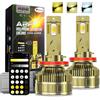 KaiDengZhe H8 H11 LED Lampadina per Fari, 2 PZ Lampadina per Fari H11 Senza Errori Canbus Controllo Tramite app Colore 3000-6000K 170W 800% di Luminosità H11 LED Kit di Conversione per Alogena