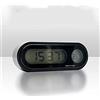 TOTMOX Orologio elettronico per auto, termometro intelligente a LED, display digitale, luce universale, con retroilluminazione durevole