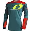 O'Neal Hardwear Haze V.22 Maglia Hardwear Haze V.22, Blu/Rosso, XL Unisex - Adulto (Pacco da 1)