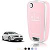 TOOMUME Cover Chiave Auto per Opel Vauxhall Corsa E D Adam Astra J Mokka X | Silicone Morbido, Antiurto, Anticaduta, Antigraffio, Custodia Protettiva Chiave per Insignia A Zafira C Meriva B, 2 Tasti