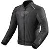 REV'IT! Revit Sprint H20 Giacca tessile moto, nero/grigio scuro, M