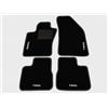 Generico Tappetini Auto per la Fiat Tipo dal 2016 Hatchback 5 Porte | Kit Completo 4 Tappeti Auto Ricamati Bordo Nero Cucitura Bianca | Moquette Alta Qualità | Fondo Antiscivolo | Battitacco PVC | Lunga Durata
