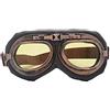 Riloer Occhiali da moto retrò in bronzo vintage, adatti per moto Harley