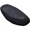 Uposao Coprisedile per Moto, Cuscino per moto in rete anti-scivolo 3D Protezione Solare Traspirante Sedia Protettore Cuscino Sedile Resistente Rete Scooter Mat
