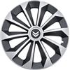 JESTIC Raven Set di 4 copricerchi da 14 pollici, borchie coppe ruota compatibili con Citroen Berlingo C1 C2 C3 C4