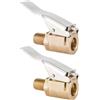 Generic Mandrino ad aria per pneumatici, adattatore per ugello di gonfiaggio resistente, mandrino ad aria in per bicicletta, rimorchio, camper, auto, camion, SUV, moto