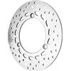 Tbest Disco Freno Anteriore Moto Premium in Lega di Acciaio 230mm 3 Fori Rotore in Forma Diretta per NMAX155 NMAX125 2017 2024