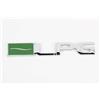 XCBW Adesivo con logo in metallo cromato 3D, MASSIV LPG, per auto, verde, 136 x 21 mm