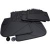 kfz-premiumteile24 Tappetini originali compatibili con X1 U11, X2 U10, Serie 2 Active Tourer | Tappetini in gomma di alta qualità, in feltro, fissaggio da sporco, neve e umidità, 4 pezzi, con scritta nera