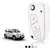 TOOMUME Cover Chiave Auto per Fiat Panda Grande Punto Lancia Ypsilon Musa | Silicone Morbido, Antiurto, Anticaduta, Antigraffio, Custodia Protettiva Chiave per Citroen Nemo Qubo Ducato Fiorino Stilo