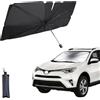 Generic Ombrello pieghevole per parabrezza auto, riflettore raggi UV, stile aperto, 129 x 58 cm