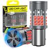 KaiDengZhe 1157 BAY15D LED Lampadina con Ventola, Senza Errori CANBUS 3000LM 28W Rosso P21/5W 1157A 1157NA LED per Luce di Retromarcia Luce di Marcia Diurna Indicatore di Direzione Luce di Stop 2 PZ