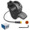 HUSETOO Acceleratore Elettrico 300X a Pollice per Manubrio 7/8 Pollici 22mm, Manubri Sinistro e Destro, 12 V, 24 V, 36 V, 48 V, 60 V, 72 V per Bici Elettriche E-Bike (Connessione M8 Impermeabile)
