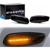 Esselle Parts Coppia Frecce Laterali Nero Fumé Progressive Dinamiche A Led per Peugeot 207, 3008, 308, 5008, RCZ, Plug and play Canbus nessun errore