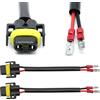 njssjd 2x H7/H3/H1 maschio a H11/H8 femmina presa LED faro o fendinebbia retrofit cablaggio connettore adattatore per H-yundai/Kia