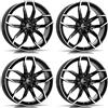 Rial 4x Cerchi Rial Lucca 8.0Jx18 ET33 5x110 diamant-schwarz frontpoliert compatibile con ALFA ROMEO Giulia Giulietta Stelvio