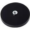 Riloer Base magnetica a LED, staffa di montaggio magnetica rotonda 2 pezzi 4WD Base da tetto Barra di montaggio leggera a LED per staffa SUV a LED per auto