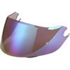 Woljay Casco Da Motociclista Casco Integrale Flip Up Doppia Visiera Integrato Moto Per Adulti Uomini Donne Street Racing Ciclomotore Approvato DOT/ECE (Blue Transparent Visor,One Size)