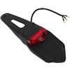 KIMISS Protezioni antispruzzo ， Fanalino posteriore freno moto universale Fanale posteriore ATV Dirt Bike LED DH